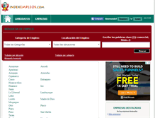 Tablet Screenshot of indexempleos.com
